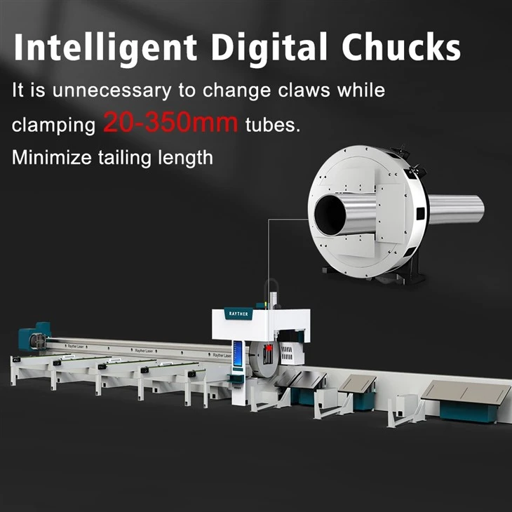 Automatic Loading And Unloading Fiber Tube Laser Cutting Machine